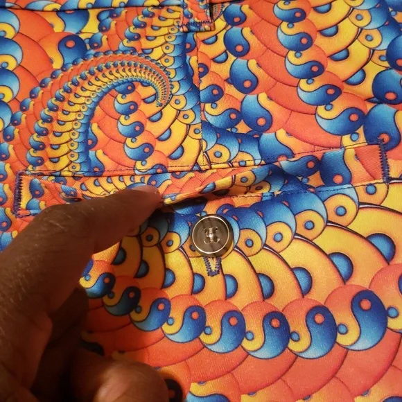 Loudmouth Men's Serpentine StretchTech Golf Shorts - Picture 9 of 15